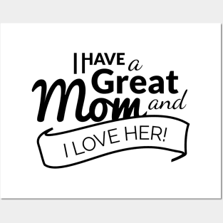 great mom Shir Posters and Art